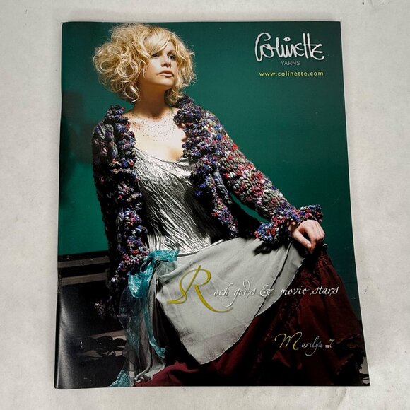 3 Colinette Yarn Pattern Books Knitting Carefree Collection Parisienne Movie Sta - Picture 5 of 12